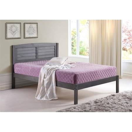 Pivot Direct PD-212FAG Full Size Louver Bed - Antique Grey