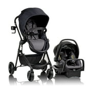 Evenflo Pivot Modular Travel System with LiteMax Preemie and Infant Car Seat (Casual Gray)