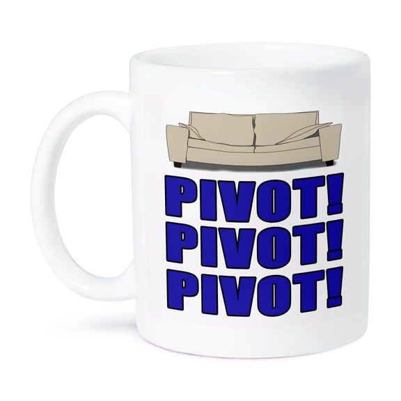 3dRose, Pivot Pivot Pivot Blue, 11oz Mug