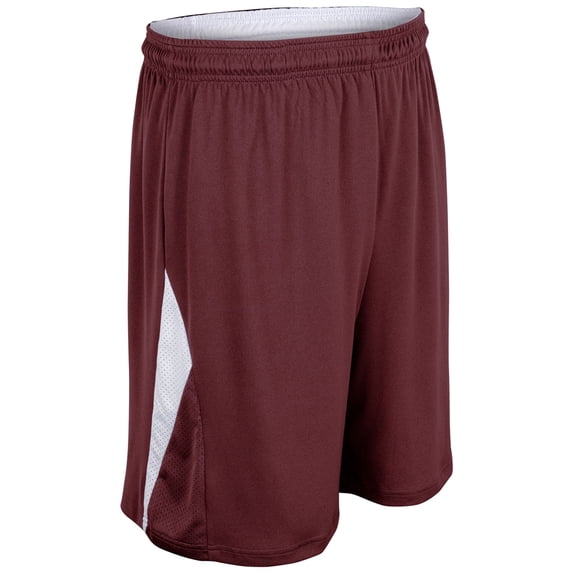 Pivot Short - MAROON,WHITE - 3XL