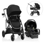 Pivot Suite Modular Travel System with LiteMax Infant Car Seat with Anti-Rebound Bar (Dunloe Black)