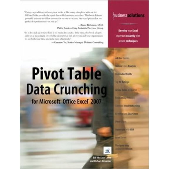 Pivot Table Data Crunching for Microsoft Office Excel 2007 (Other) 9780789736017