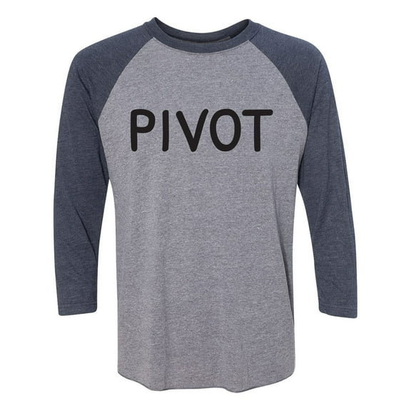 Pivot Unisex 3/4 Sleeve Baseball Raglan Tee