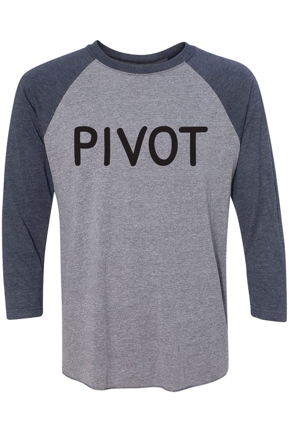 Pivot Unisex 3/4 Sleeve Baseball Raglan Tee