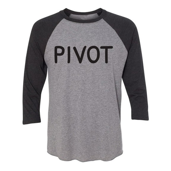 Pivot Unisex 3/4 Sleeve Baseball Raglan Tee