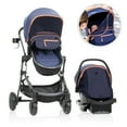 thumbnail image 1 of Pivot Vizor Travel System with LiteMax Infant Car Seat (Promenade Blue), 1 of 6