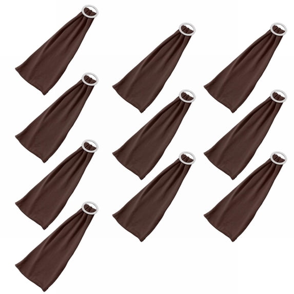 Piwvid 10 PCS Spandex Stretch Chair Sashes with Buckle, Universal Elastic Chair Cover Bands for Wedding Reception, Banquet, Party, Hotel Event Decorations