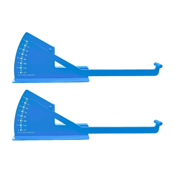 Piwvid 2 Pack Deck Leveling Gauge Set, Lawn Mower Vehicle Measuring Depth Tool for Precise Deck Leveling and Lawn Grooming, Compatible with Lawn Tractors