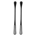 thumbnail image 1 of Piwvid 2 Pcs Mini Whisk for Cooking, 2 in 1 Mini Whisk Mini Spoon Small Whisks, Long Handle PP Plastic Multifunctional Tiny Whisk Manual Whisk Tool for Blending Beating Stirring Ingredients, 1 of 9