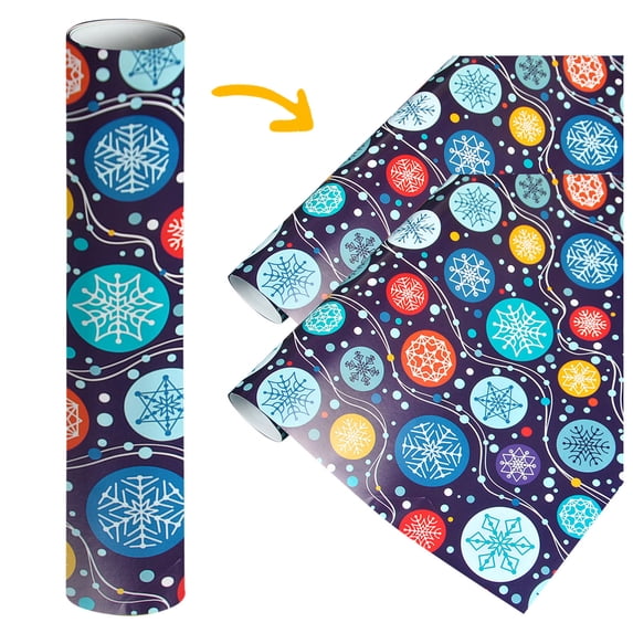 Piwvid 2 Pcs Single-sided Christmas Wrapping Paper, Classic Santa Claus Patterns, Holiday Gift Wrap for Family Party Daily Use, Christmas Wrapping Paper Sheets