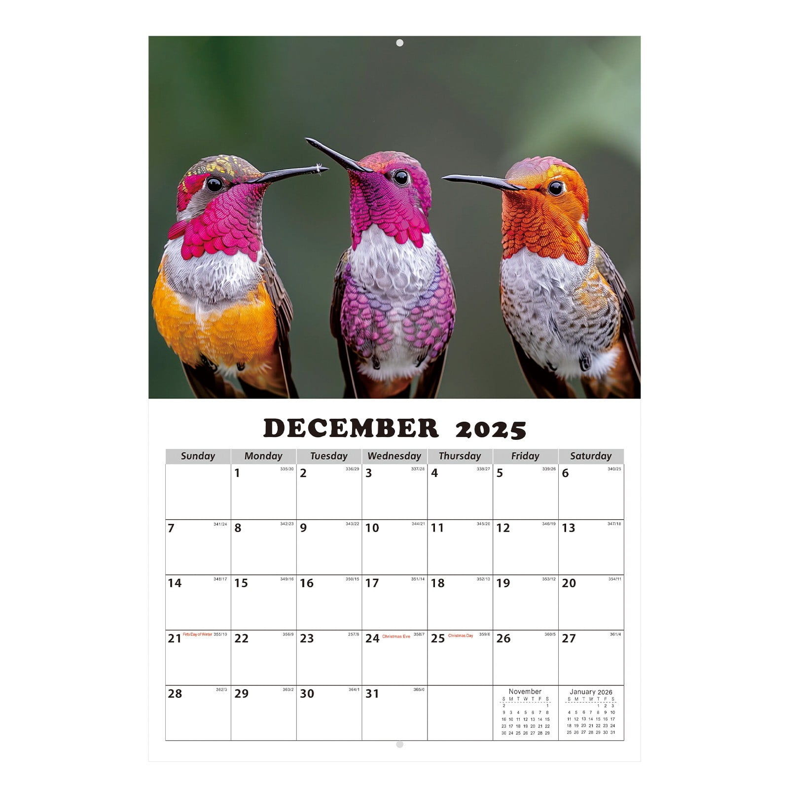 Piwvid 2025 Wall Calendar Calendar 2025, Jan. 2025 Dec. 2025