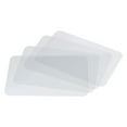 thumbnail image 1 of Piwvid 4 PCS Plastic Placemats Transparent Heat Resistant Washable Table Mats, Wipeable Clear Table Mat Large Vinyl Placemats for Table, Dining, Kitchen, Crafting, Hard Plastic Table Protector, 1 of 5