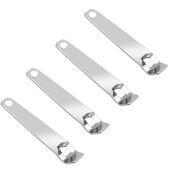 Piwvid 4 Pack Mini Vial Openers - Versatile Stainless Steel Oral Liquid Decappers - Compact and Durable Bottle Opener Tool for Nurses, Pharmacies, and Home Use