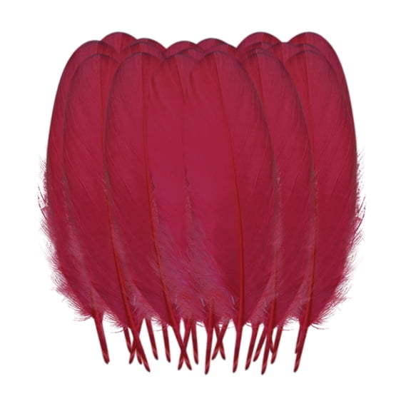 Piwvid 50 Pcs Colorful Plumage Feathers, DIY Decor for Wedding Party, Flower Arrangement, Hair Clips, Cat Sticks and Clothing Craft Ornament Making