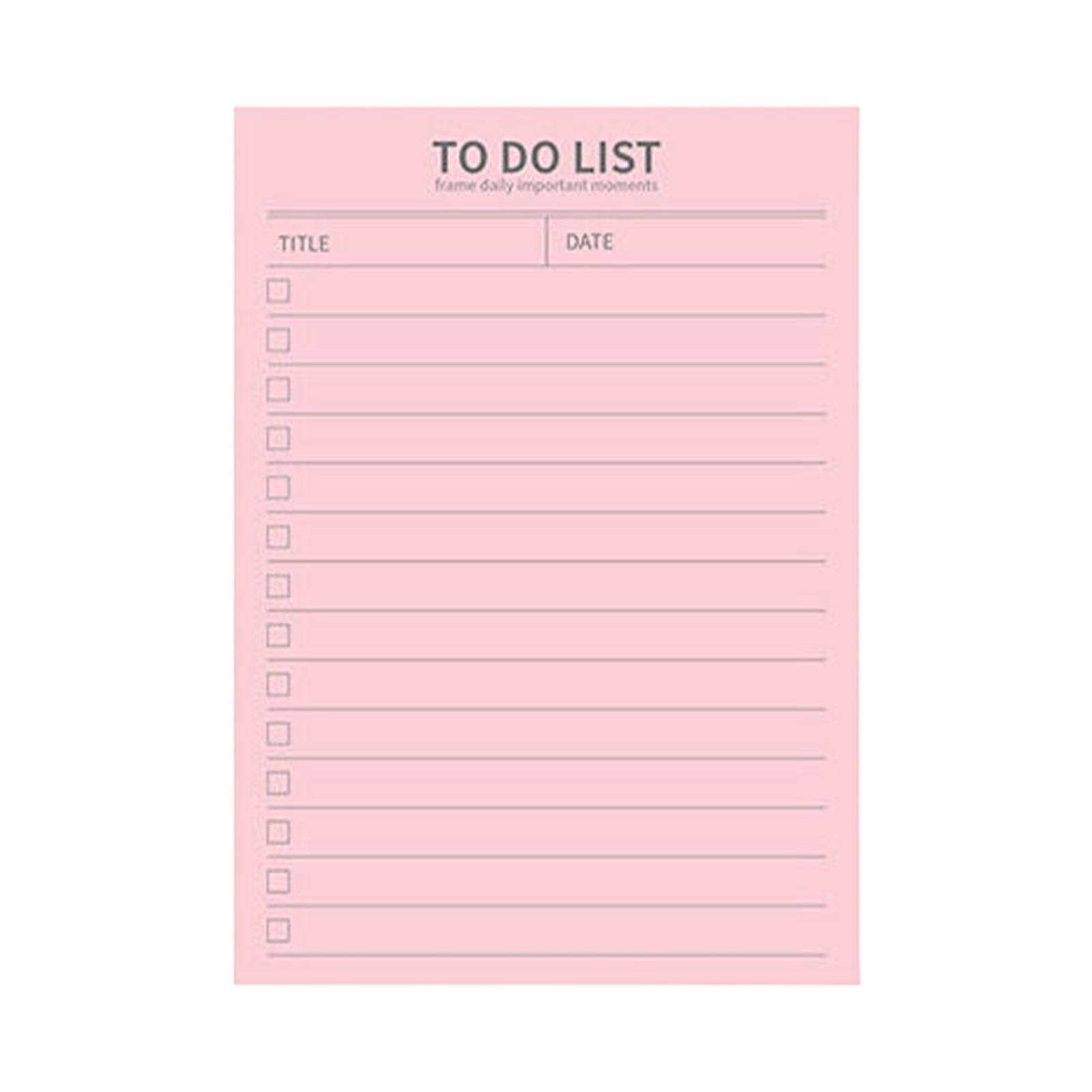 Piwvid 50 Sheets To Do List Notebook | Daily Checklist and Weekly Plan ...