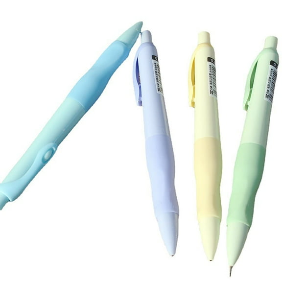 Piwvid 6-Piece Dual Tip Mechanical Pencil Set with 0.5mm and 0.7mm Leads, Ergonomic Grip Cute Random Color Design, Refillable Automatic Pencils for Writing Drawing Drafting and Student Use