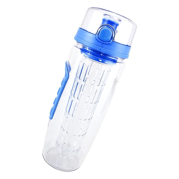 Piwvid 960ml Fruit Infuser Water Bottle with Strainer, Leakproof BPA-Free for Infused Water, Juice, Gym, Beach, and Cycling, Outdoor Fitness Cup