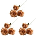 thumbnail image 1 of Piwvid Artificial Dahlia Flowers Fall Fake Flower Silk Flowers with Long Stem Floral Arrangements Bouquets Autumn Faux Dahlias Flowers for DIY Wedding Party Centerpieces Home Decor, 1 of 5
