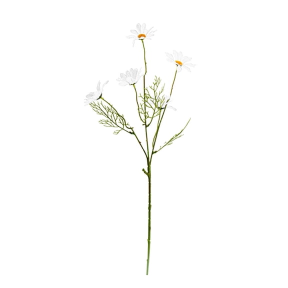 Piwvid Artificial Daisy Flower Bouquet, Spring Summer Lifelike Silk Floral Arrangement for Home Table Centerpieces, Vase, Wedding, and Party Decoration