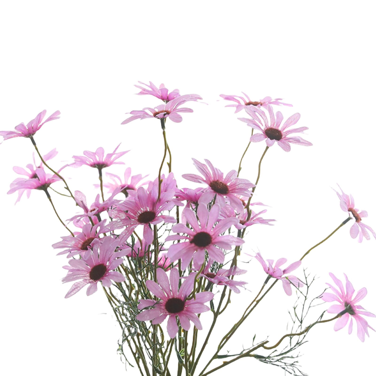 Piwvid Artificial Flowers, Artificial Silk Daisy Fake Flowers UV ...