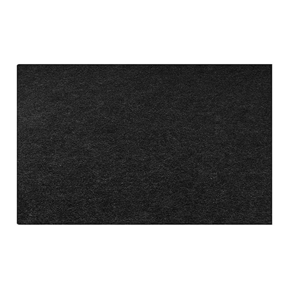 Piwvid Fireproof Fireplace Hearth Rug Non Slip Protection Mat Flame Resistant Pad for Fireplace, Stove Protection, Ember & Spark Floor Protector, Black (3 Size Options)