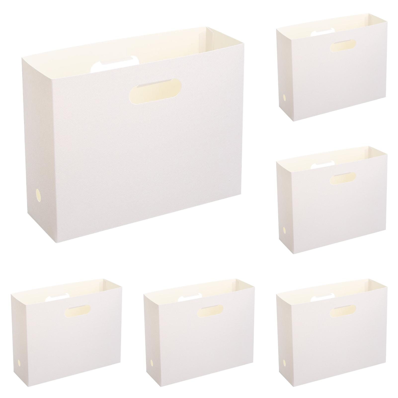 Piwvid Foldable Scrapbook Paper Storage Organizer, Scrapbook Paper Storage, Plastic File Organizer, Storage Bins Cubes for Accessary Storage