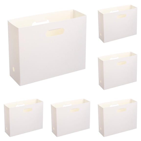 Piwvid Foldable Scrapbook Paper Storage Organizer, Scrapbook Paper Storage, Plastic File Organizer, Storage Bins Cubes for Accessary Storage