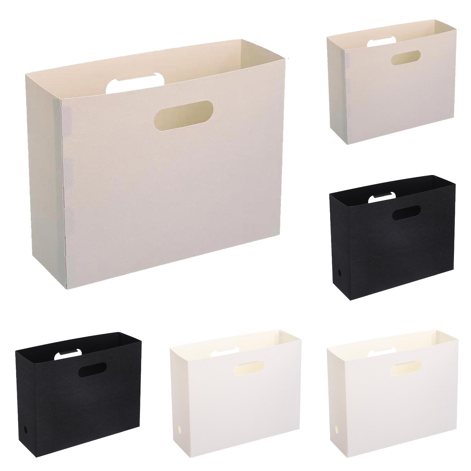Piwvid Foldable Scrapbook Paper Storage Organizer, Scrapbook Paper Storage, Plastic File Organizer, Storage Bins Cubes for Accessary Storage