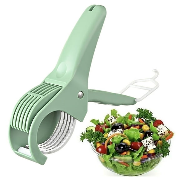 Piwvid Food Manual Slicer, Fruit Slicer with Stainless Steel Blade and Peeler, Multifunctional Banana Slicer for Even Slices, Easy to Use Kitchen Gadget for Fruits and Vegetables