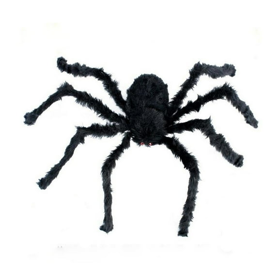 Piwvid Halloween Giant Huge Spider, 30cm Large Foldable Spider Fake Hairy Spider Scary Decorations Halloween Spider Outdoor Yard