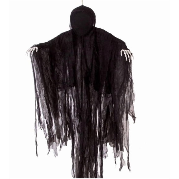 Piwvid Halloween Hanging Grim Reaper with Skeleton Hands, Spooky Hanging Halloween Decor for Yard Tree Haunted House Indoor Outdoor Home Party Holiday Decor