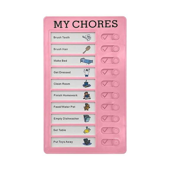Piwvid Magnetic Dry Erase Chore Chart for Adults, Reusable To-Do List Board with Detachable Sections, Flexible Planner for Home RV Travel and Office Organization