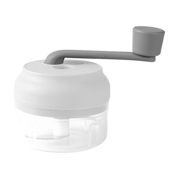 Piwvid Manual Garlic Chopper,Mini Portable Veggie Cutter,Baby Food Grinder Hand Crank,100ML Mini Food Slicer,Nut Grinder,Onion Mincer for Onion Vegetables Meat Nuts Fruits Salad