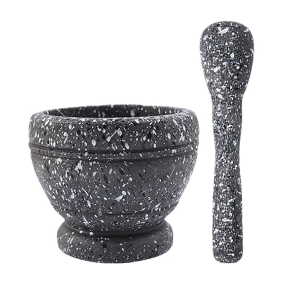 Piwvid Marble Mortar and Pestle Set, Small Bowl Solid Stone Grinder for Spice, Herb, Pill Crusher, Diameter 4.17 Inch, Kitchen Tool for Grinding, Crushing