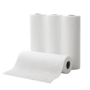 Piwvid Microfiber Cleaning Cloth Roll, 1 Roll Disposable Paper Towels Tear Away Cleaning Towels, Microfiber Towels Washable Shop Rags, Lint Free Cleaning Rags for House Kitchen, 9.84 9.84