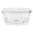 thumbnail image 1 of Piwvid Onion Storage Containers, Onion and Garlic Crisper for Refrigerator, Food Grade Green Onion Keeper, Vegetable Prep Container with Draining for Diced, Minced Garlic, 1 of 7