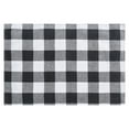 thumbnail image 1 of Piwvid Placemats Indoor Wipeable Black and Red Plaid placemat Vinyl Woven Table Mats Patio Placemats Non Slip Heat Resistant Washable Easy to Storage for Kitchen Table Dining Room, 1 of 7