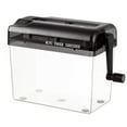 thumbnail image 1 of Piwvid Portable Manual A6 Paper Shredder with 1.5L Basket, Mini Desktop Cutting Machine for Shredding Receipts, Notes, and Documents at Home, School, or Office, 1 of 4