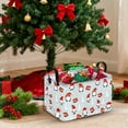 thumbnail image 1 of Piwvid Rectangular Christmas Basket, Fabric Storage Bin and Collapsible Storage Box, for Organizing Clothes, Books, and Toys on Shelves, Holiday Gift Baskets and Decor, 1 of 3