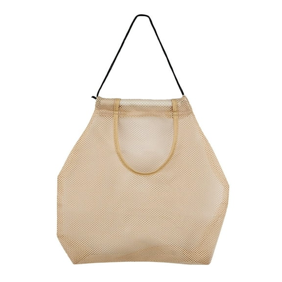Piwvid Reusable Grocery Net Bags Household Fruit and Vegetable Mesh Bag Foldable Tote Shopping Bag Recycling Storage Tote Bag with Long Handles