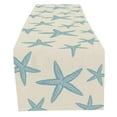 thumbnail image 1 of Piwvid Sea Shell Themed Waterproof and Stain-Resistant Rectangle Tablecloth, Washable Polyester Ocean Starfish Design for Wrinkle-Free Dining and Party Use, 1 of 3