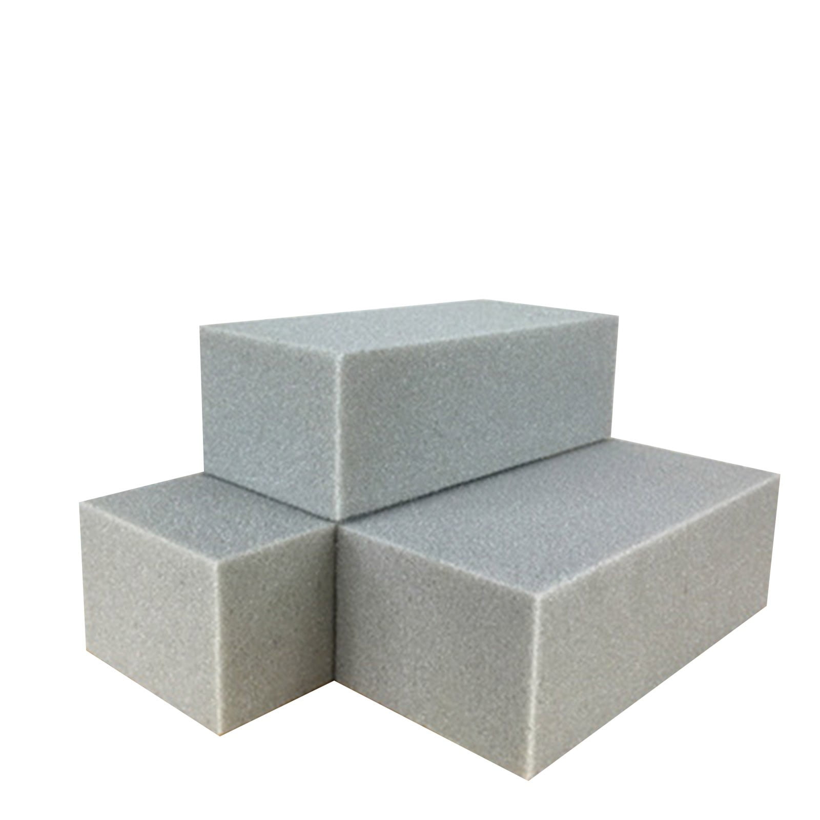 Piwvid Set of 3 Green Floral Foam Blocks for Wet and Dry Flower Arranging, 8.86"L x 4.1"W x 2.76"H Squares for DIY Fresh and Artificial Flower Crafts and Centerpieces