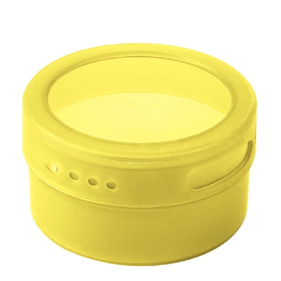 Piwvid Set of 6 Stainless Steel Magnetic Spice Tins with Clear Lids, Airtight Containers for Organizing Spices, Seasonings, Tea, and Coffee in Pantry or Fridge