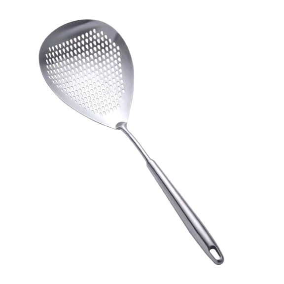 Piwvid Slotted Spoon, 17 Inch Pasta Strainer and Frying Spoon, Top-notch Steel Spider Strainer and Oil Strainer for Kitchen, Cooking, Colander