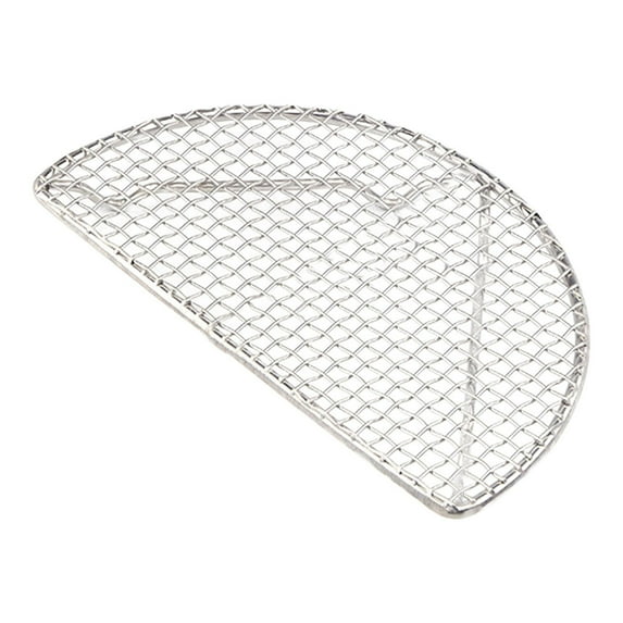 Piwvid Stainless Steel Baking and Barbecue Net Set, Rectangular and Semicircular Grilling Mats for Outdoor Cooking, Picnics, and BBQ, Multiple Sizes for Versatile Use