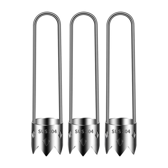 Piwvid Universal Stainless Steel Fruit Core Remover, Durable Corer with Ergonomic Handle, Stainless Steel Fruit Core Remover, Easy-to-Clean Tool for Fruit Core Remover