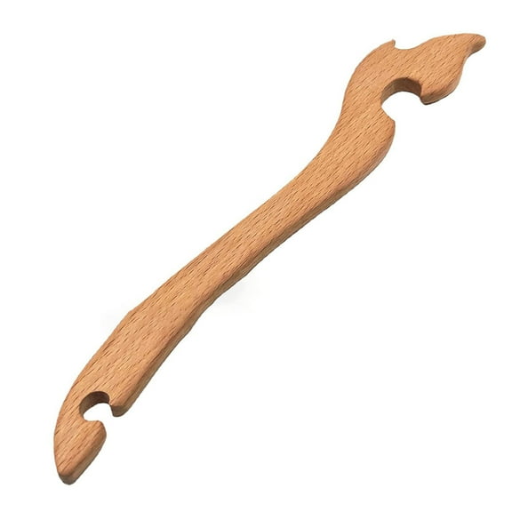 Piwvid Wooden Oven Rack Puller and Pusher Tool, Long Handle for Safe Removal of Hot Racks from Kitchen Oven, Air Fryer, and Toaster, Prevents Scalding