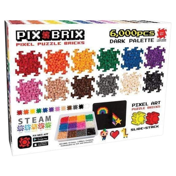 Pix Brix Dark Series - 6000 Piece Container