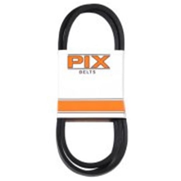 Pix North 0.5 x 103 in. Black,Rubber Industrial V-Belt