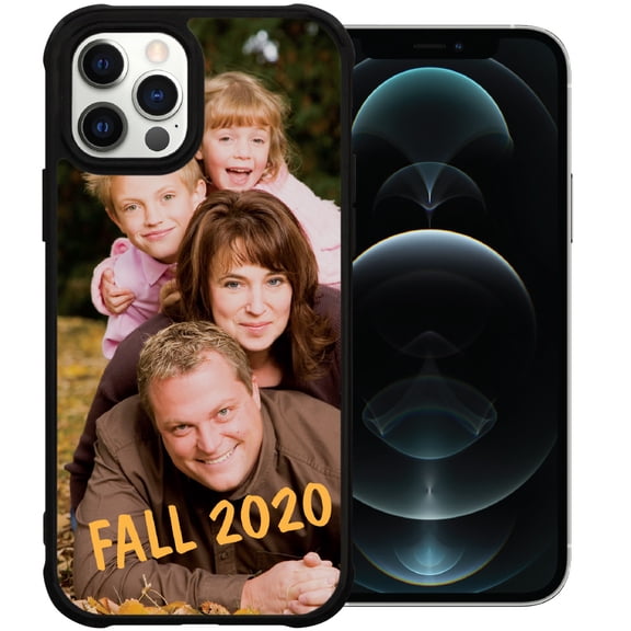 PixCase i12 / i12 Pro (6.1 inch) Picture Frame Case Compatible with Apple iPhone 12 and 12 Pro DIY Insert Your Own Photos or Create Custom Designs Online Shock Absorbing Protection